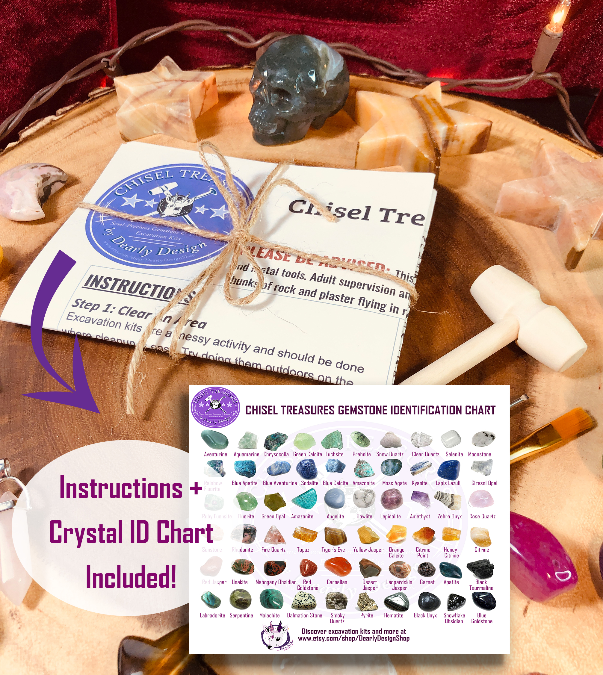 Chisel Treasures Kit features