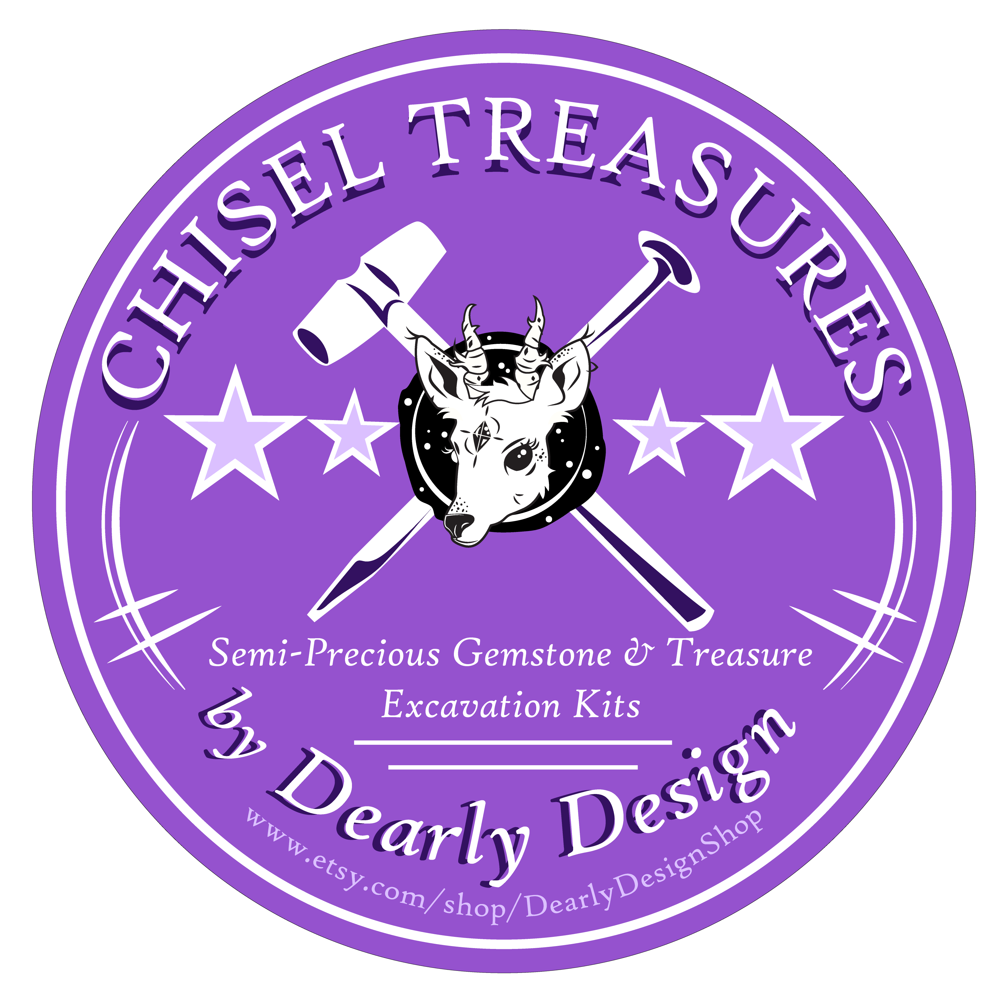 Dearly Design Chisel Treasures Logo