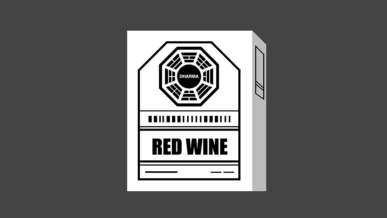 Single div CSS Dharma Initiative wine