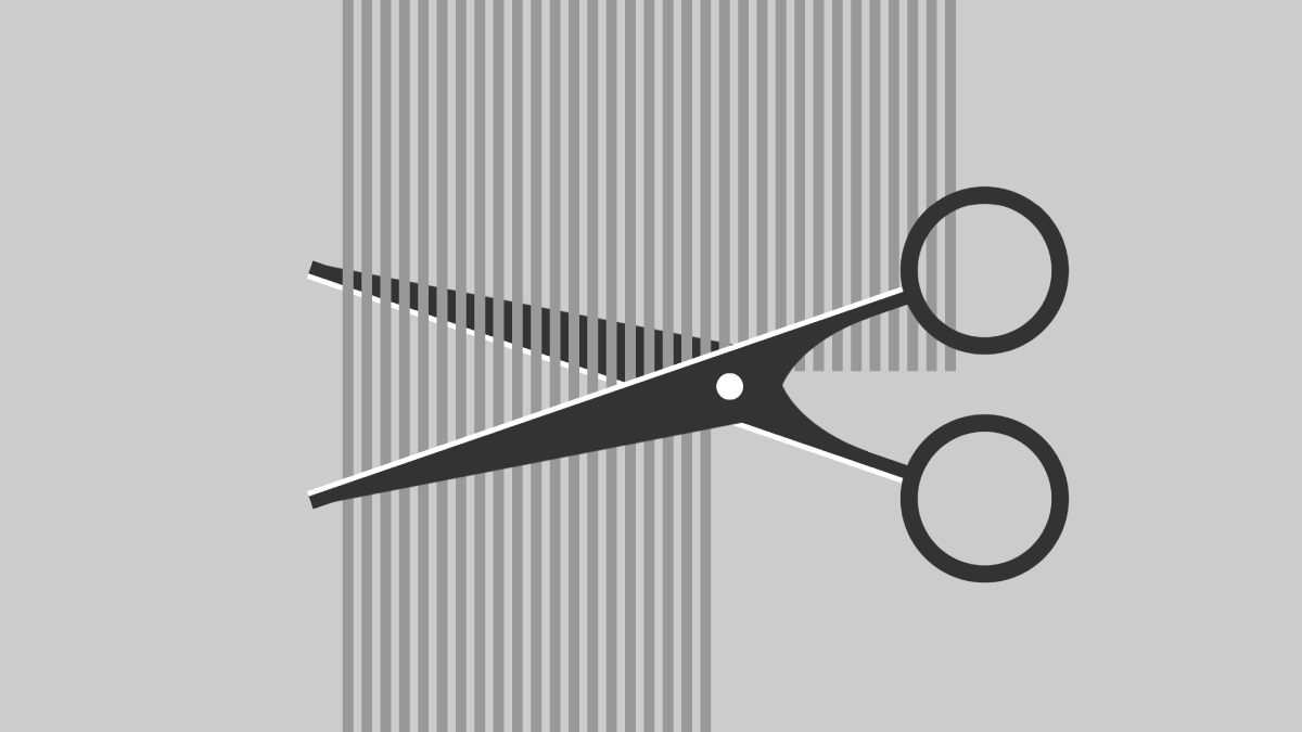 Single div CSS haircut