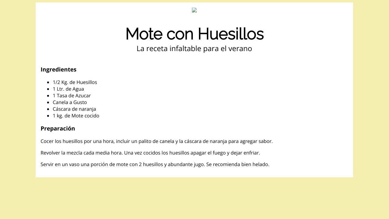 Html Ejercicio 01