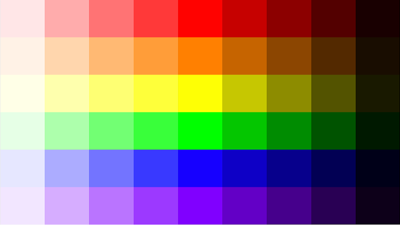 Color Scale w/ hwb()