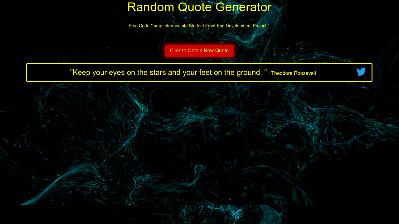 Random Quote Generator