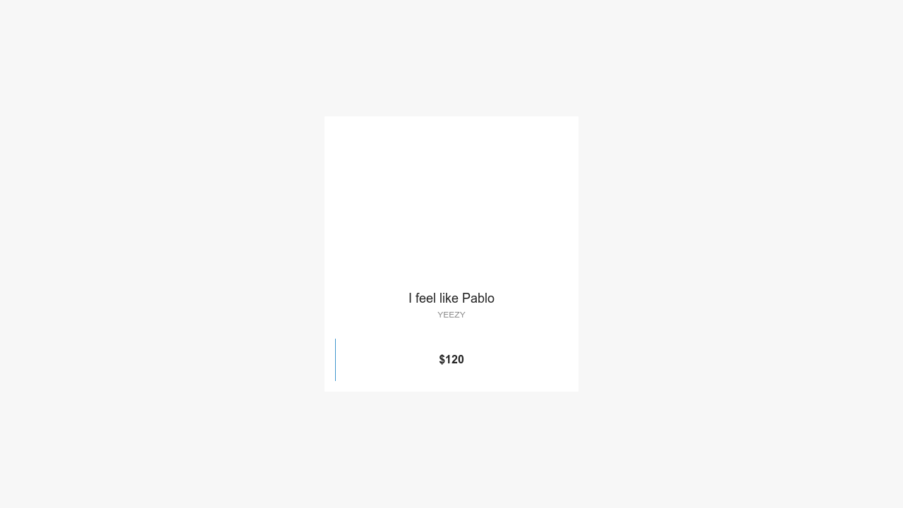 Minimalistic \u0026 Elegant eCommerce card