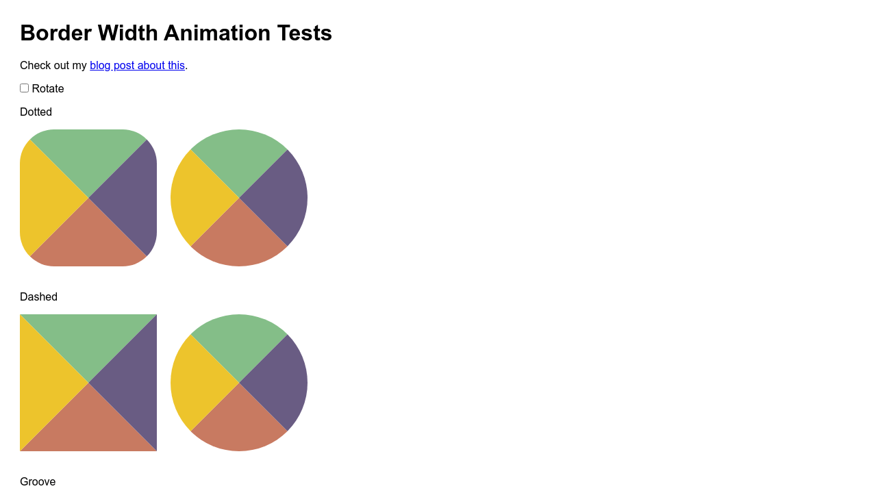 Download CSS border-width animation