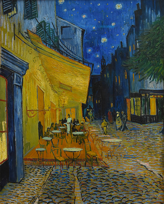 Café Terrace at Night, 1888, Kröller-Müller Museum, Otterlo