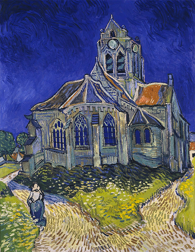 The Church at Auvers, 1890, Musée d'Orsay, Paris