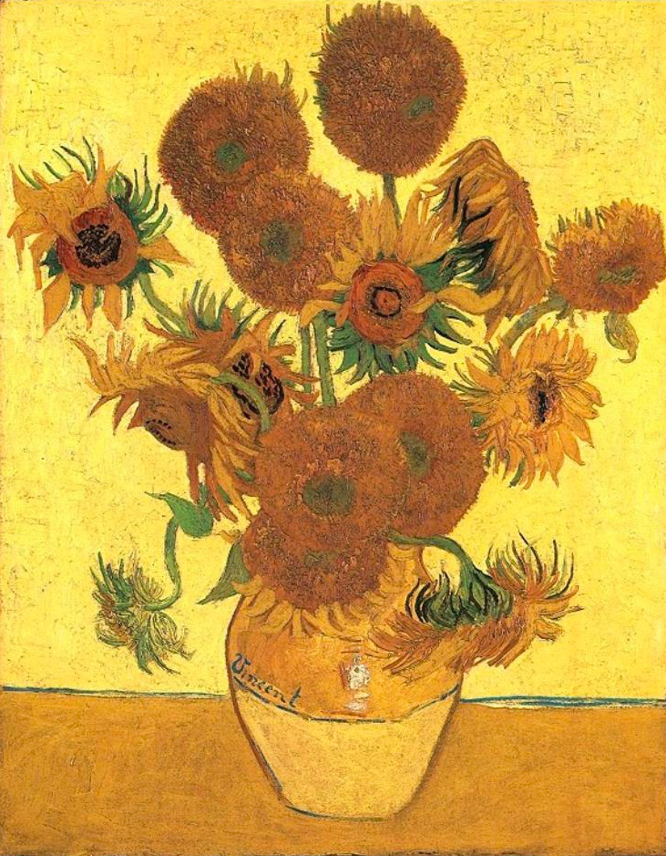 Sunflowers, August 1889, Van Gogh Museum, Amsterdam