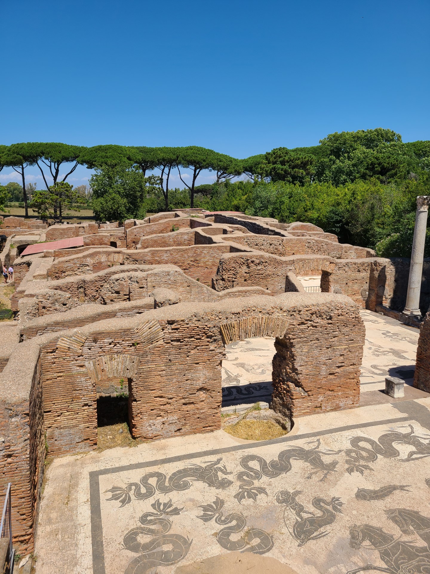 Ancient ruines of Ostia Antica
