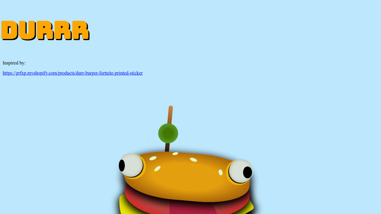 Fortnite Durr Burger Css