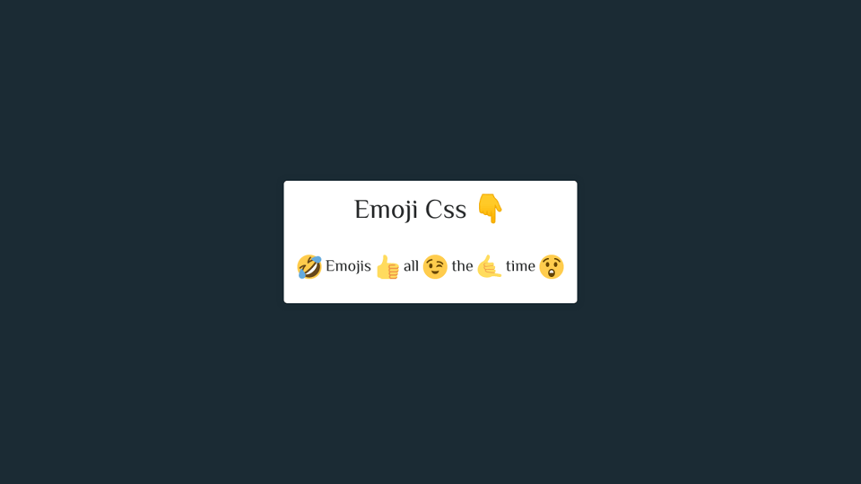 Emoji Css Emoji Css