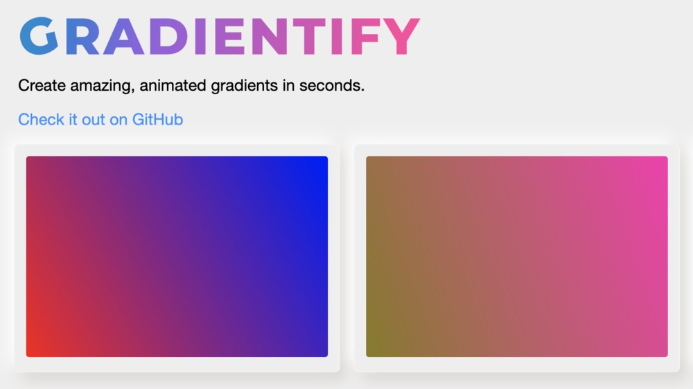 Gradientify demo