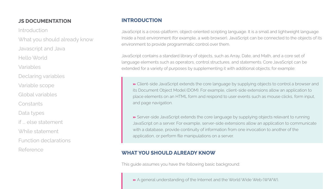 My JS Technical Doc Project feedback - Developer Showcase - The ...