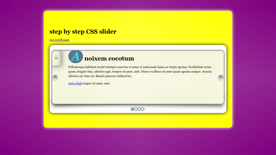 full css slider