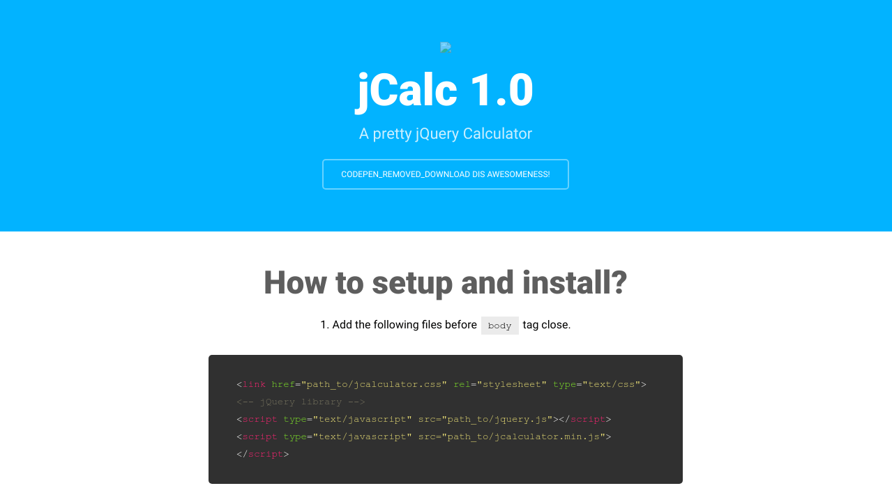 Codepen Jcalc 1 0 Codepen Jcalc 1 0