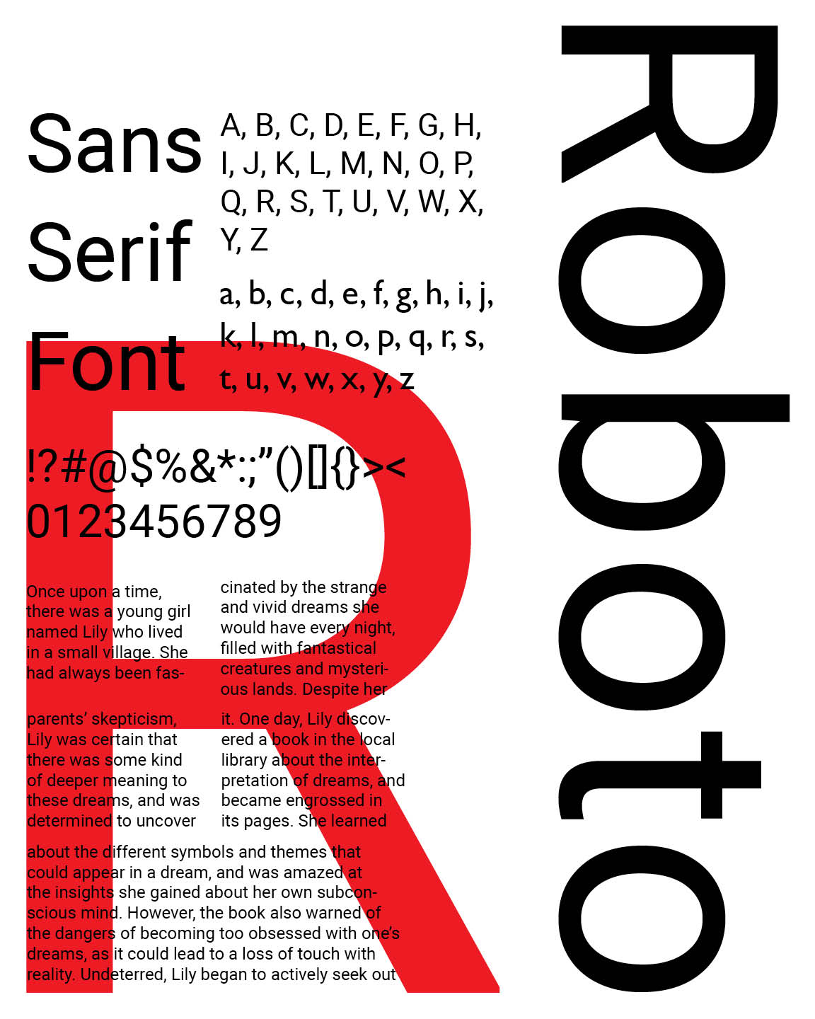 Type Specimen Design