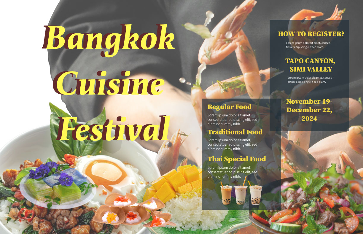 Bangkok Cuisine Poster