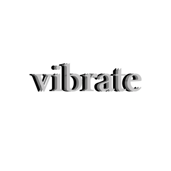 Typography Vibrate Effect