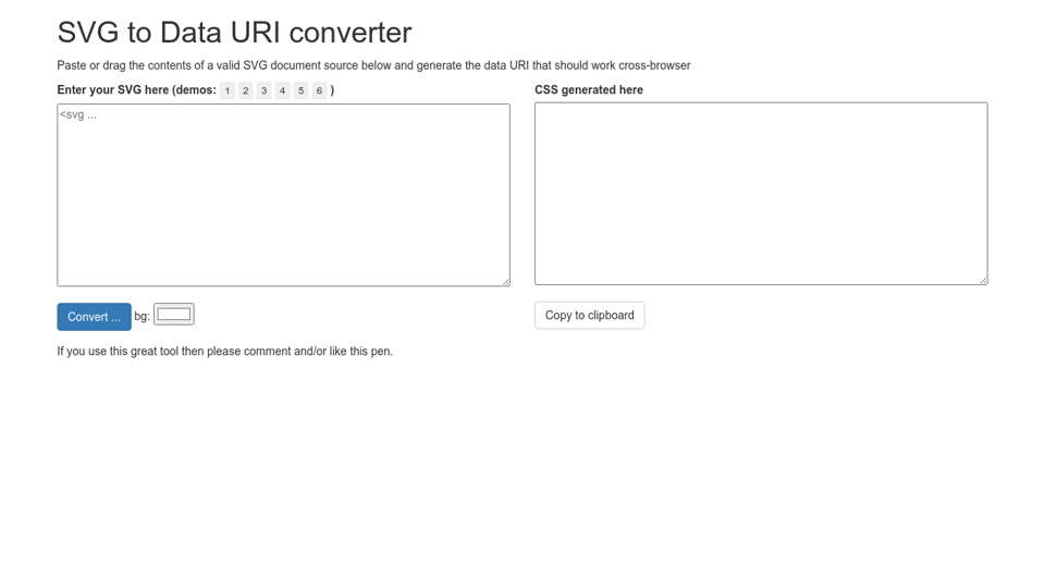 Download Convert Svg To Data Uri For Css Background Image
