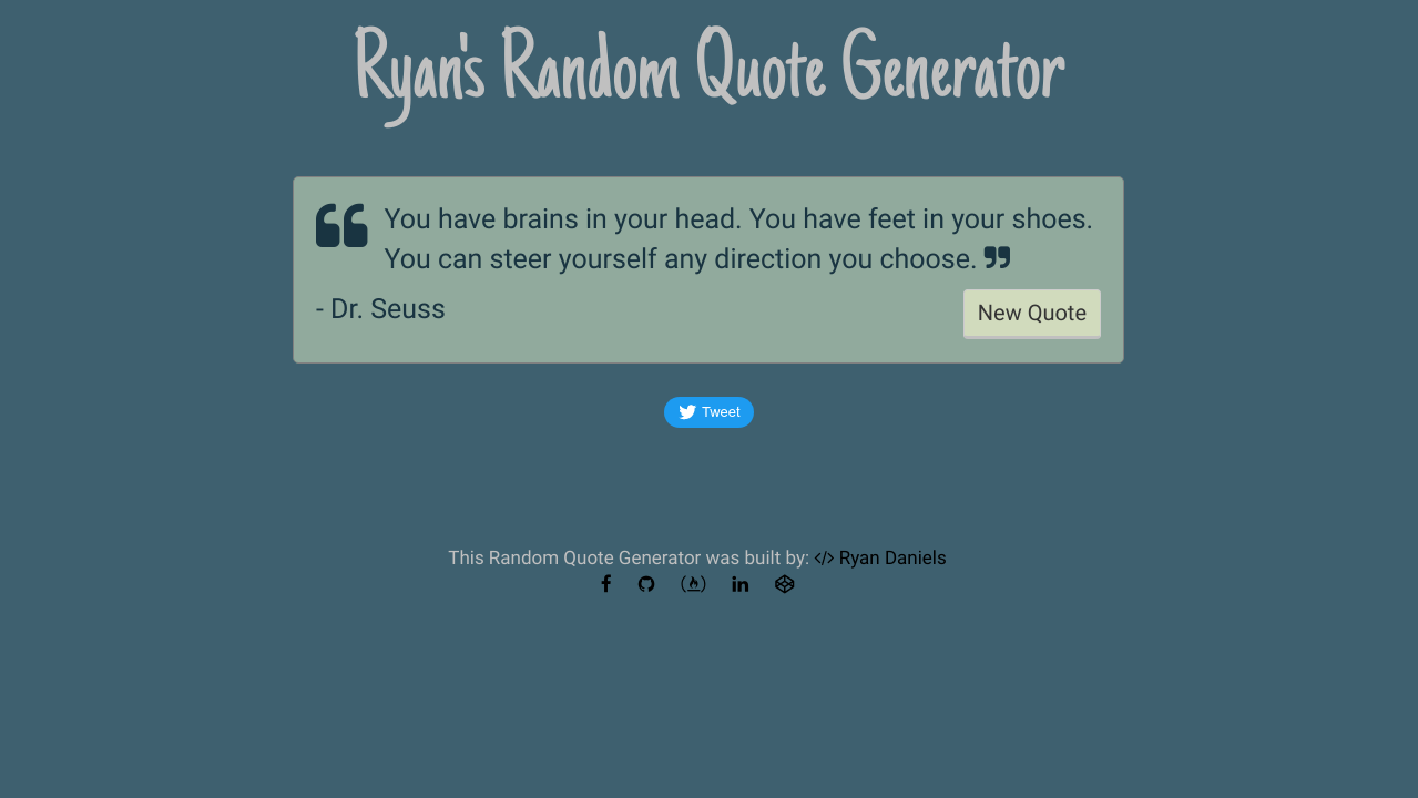 Random Quote Generator