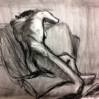 charcoal sketch