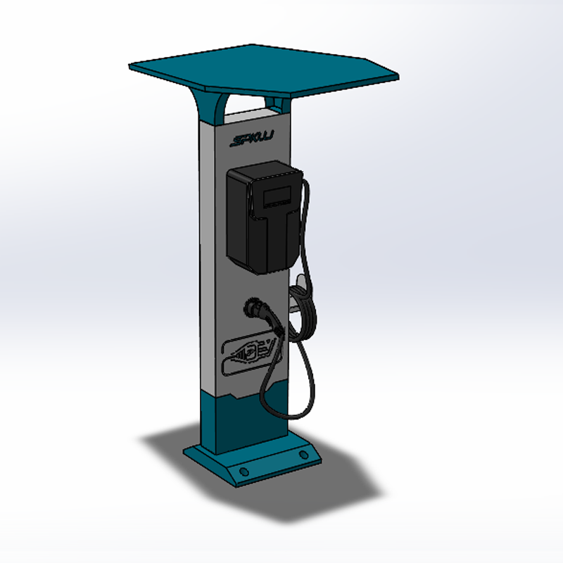 DC Charger render in solidworks