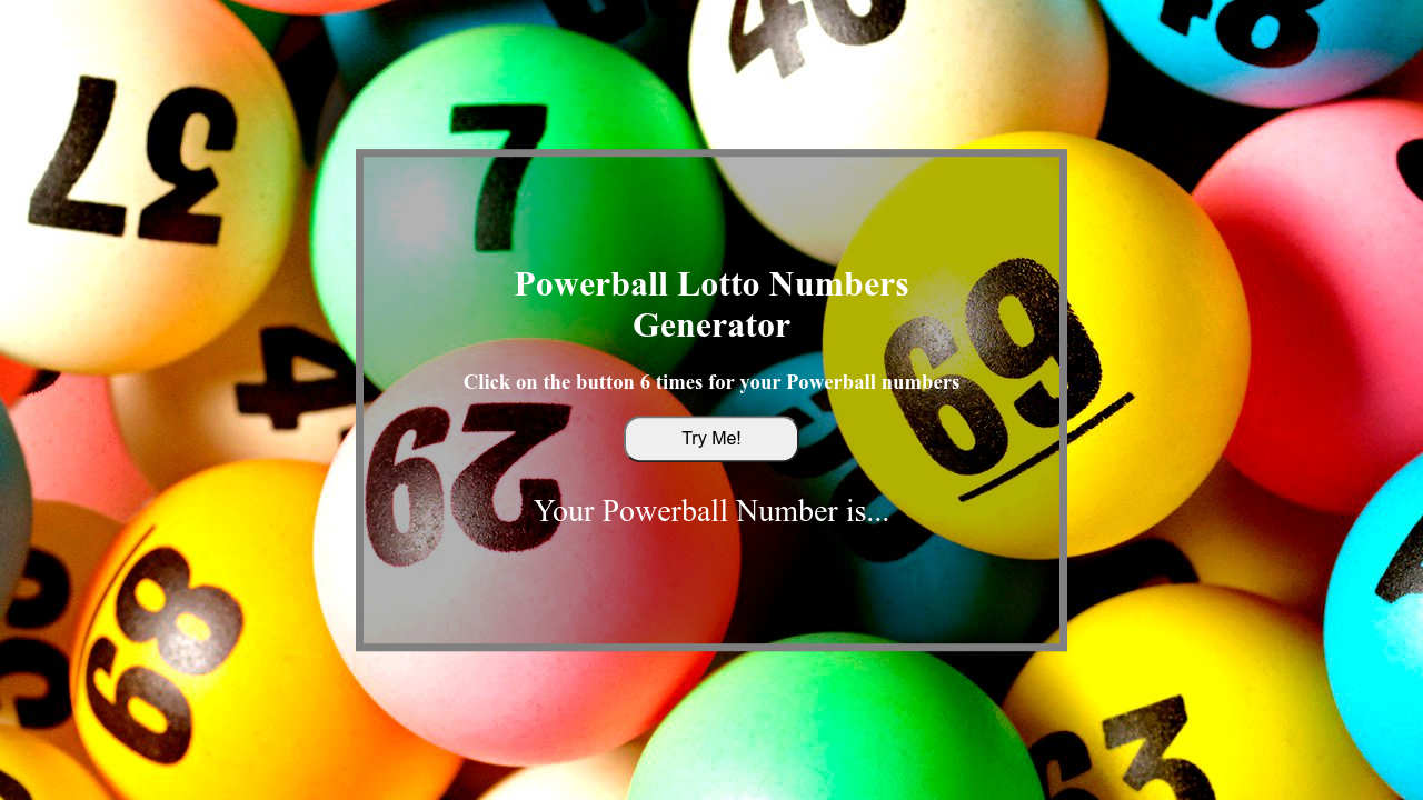 powerball lotto generator