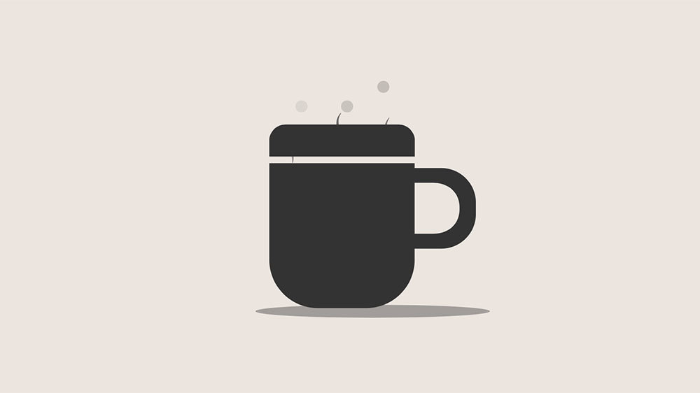 Animated CSS+SVG Responsive Hot Cup - Profile Background