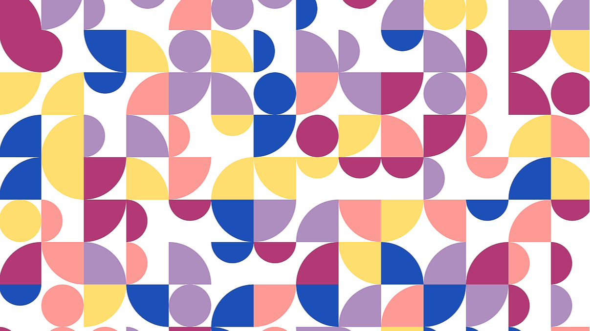 random svg shapes pattern