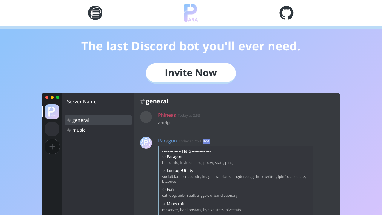 discord bot site