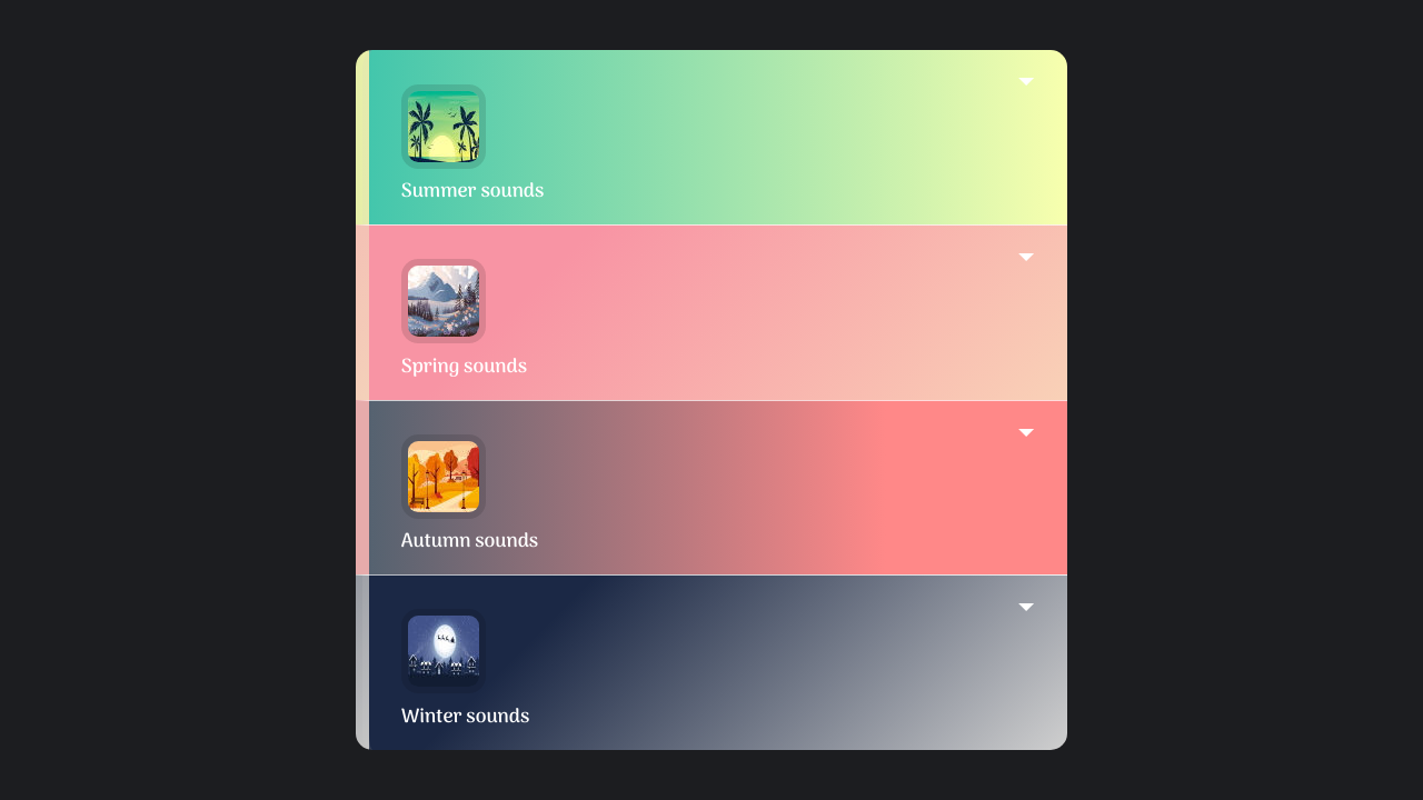 HTML + CSS Only Accordion