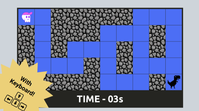 CSS-only maze game (with keyboard!)