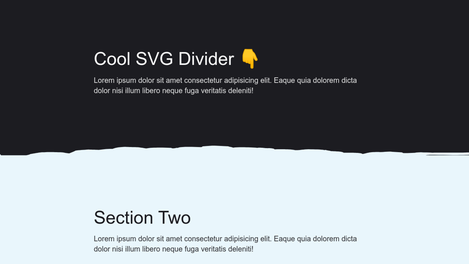 Download SVG Section Divider | Design in Code