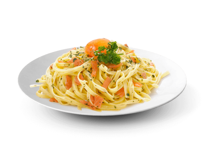 Tagliatelles au saumon