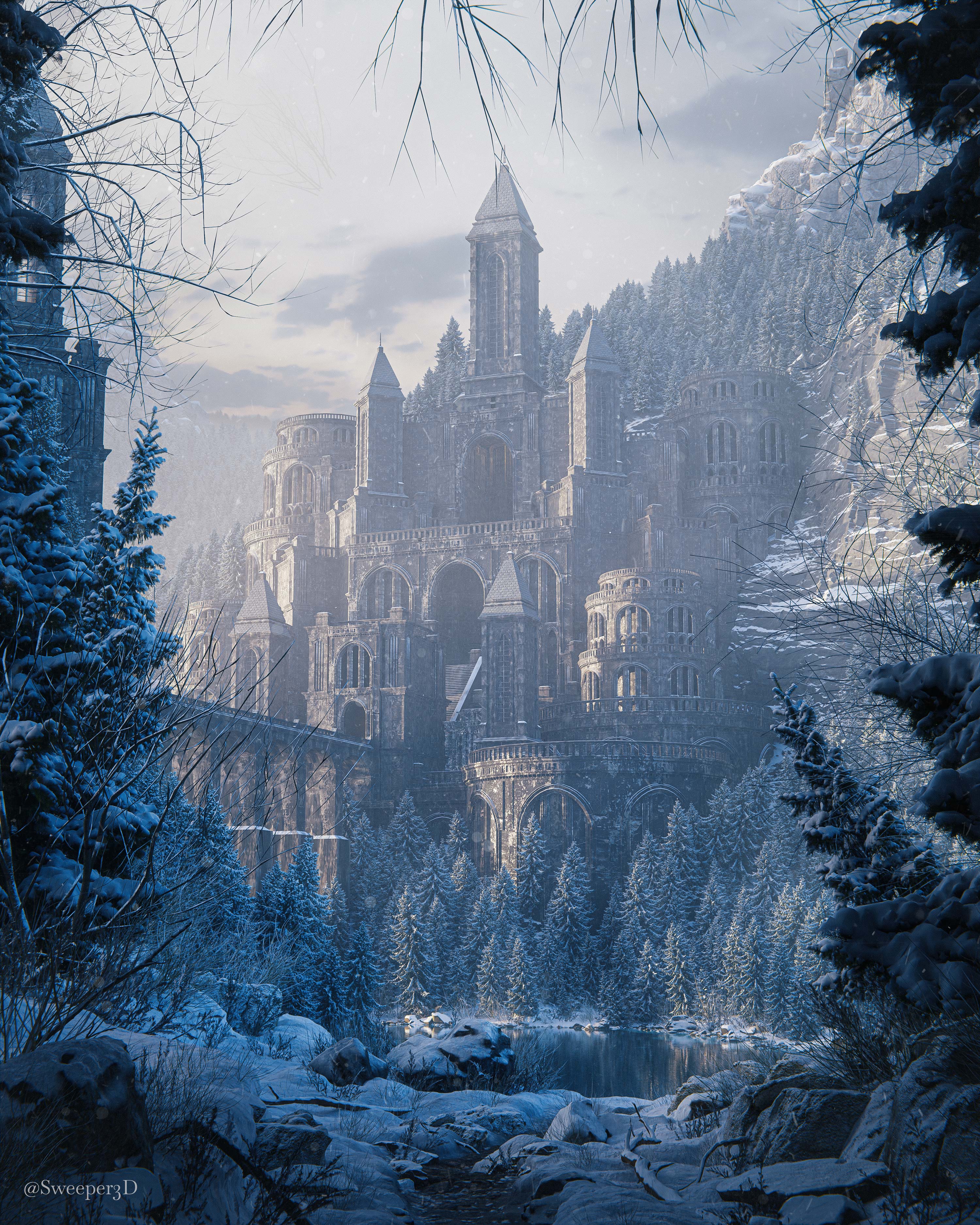 Frostfall Winter Castle Pack