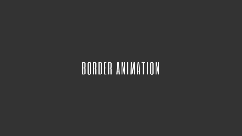 Download CSS-only border animation