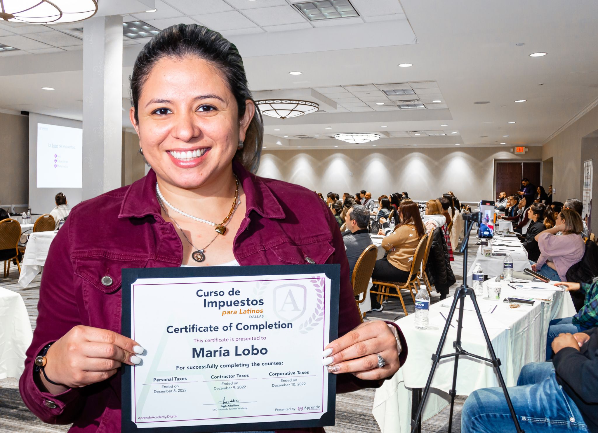 Alumna UNO Tax - María Lobo