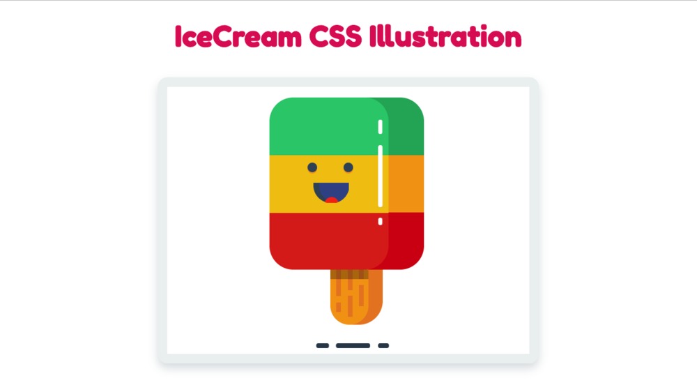Pure CSS Ice Cream