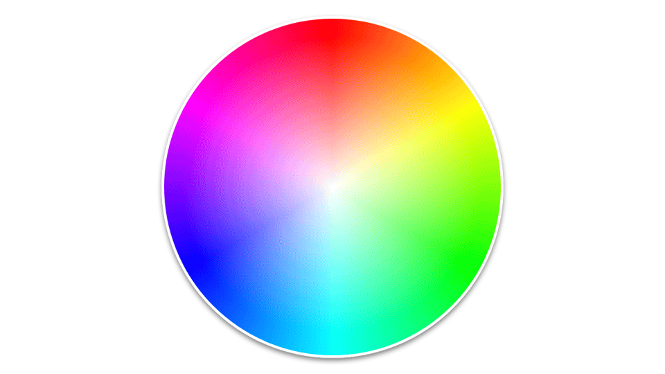 Download Color Wheel with Conical Gradient