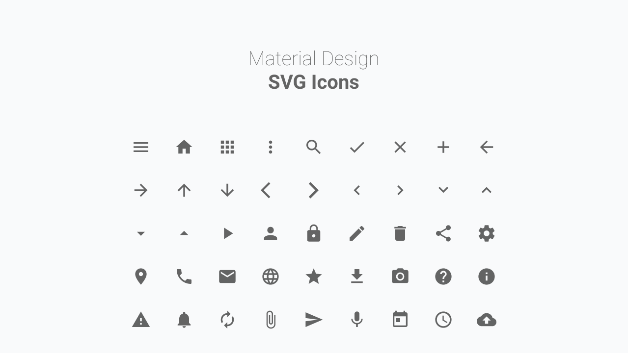 Download Free Material Design Svg Icons SVG Cut Files