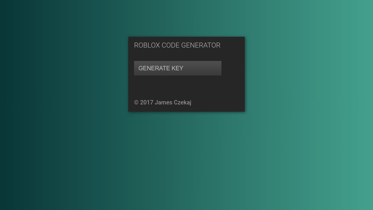 Roblox Keygen - roblox code keygen