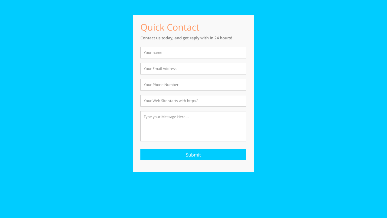 Html Contact Form Template from assets.codepen.io