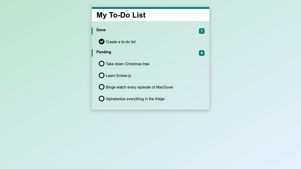 To Do List By Pure Css To Do List By Pure Css