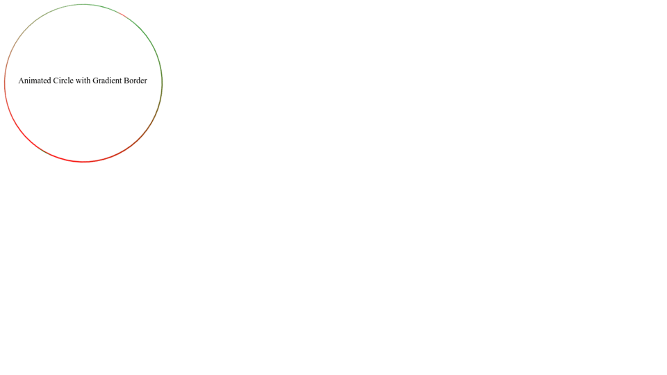 Download Animated Circle with Gradient Border