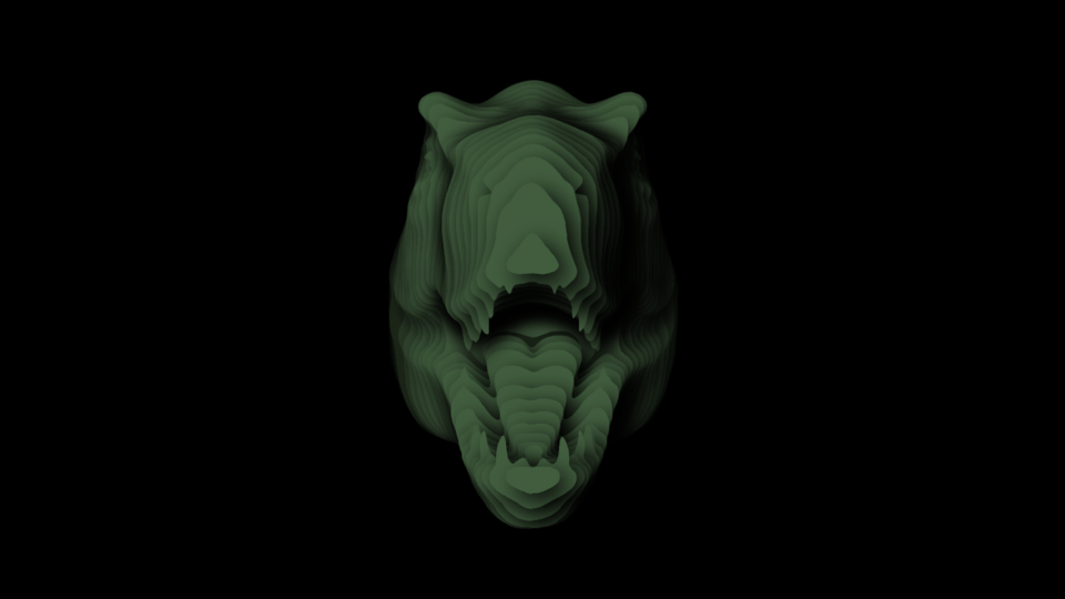 Download 3D CSS & SVG T-REX (mousefollower)