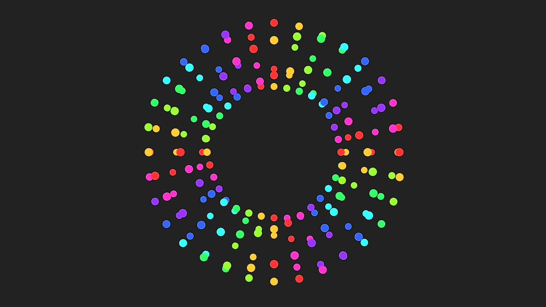 Css Red Ring rainbow wafer rings (pure CSS)