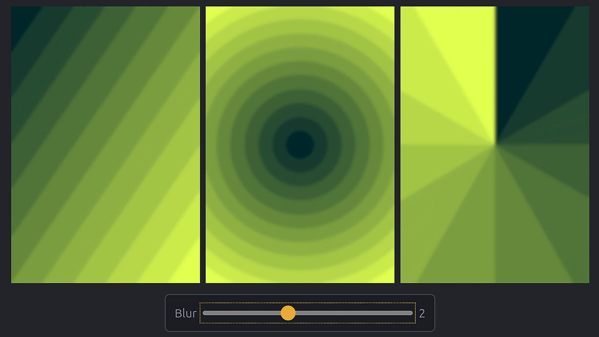 Same step filter, different gradients: blur + edge correct for smoother ...
