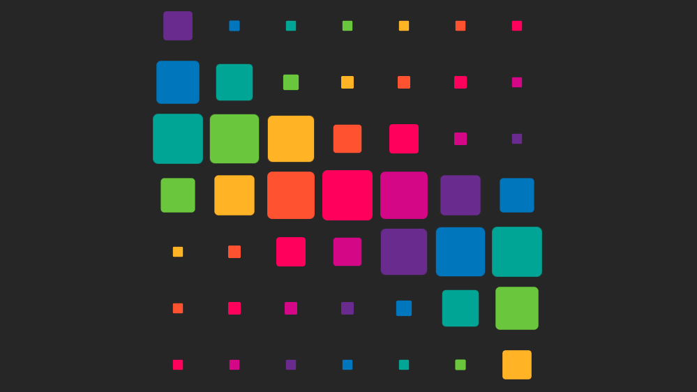 #CodeVember #6 / 2016 - rainbow tiles (pure CSS, late)