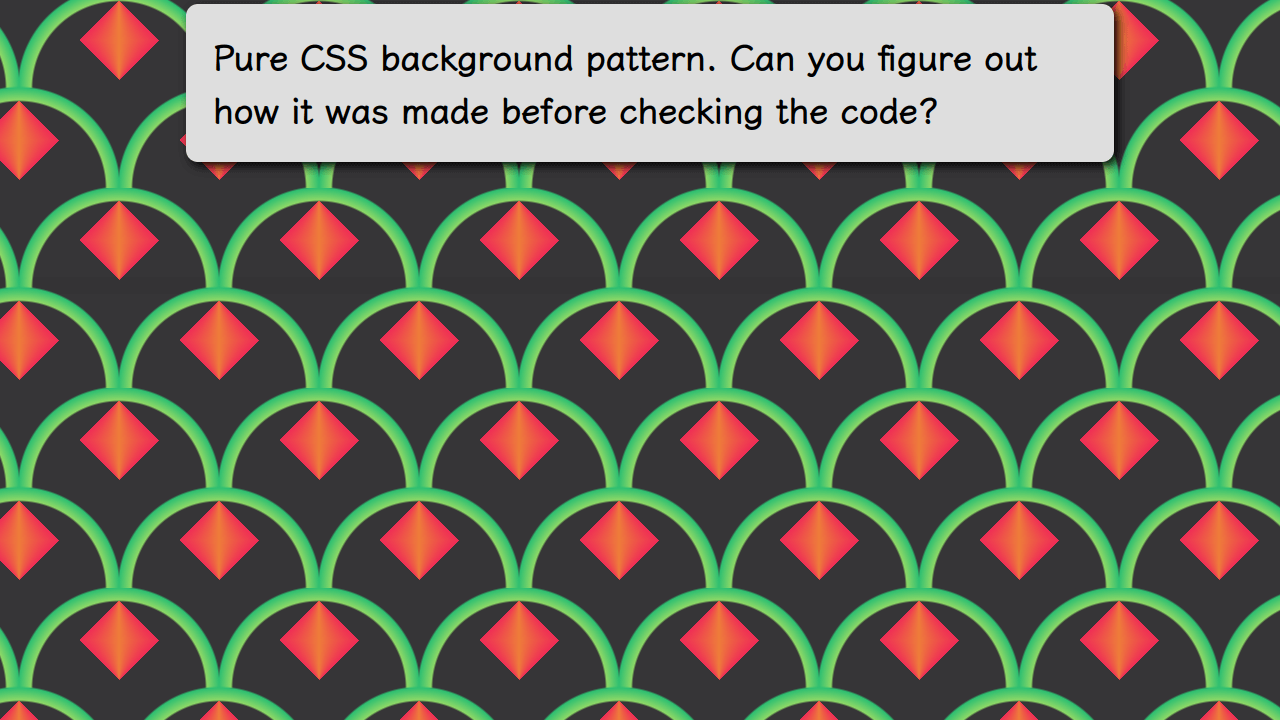 Pure CSS pattern: 🥀