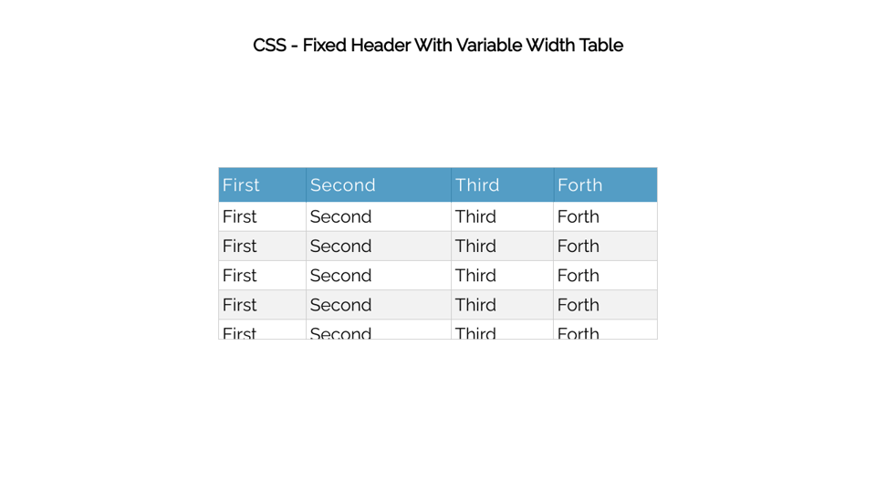 Codepen Table - 20 Fresh Css Js Tuts Experiments : Tables ...